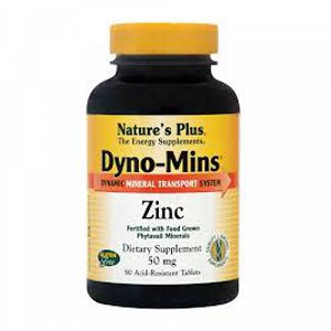 NATURE''S PLUS ZINC DYNO-MINS 50MG 90CAPS