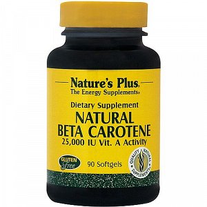 Natures Plus Natural Beta Carotene 16mg 90Caps