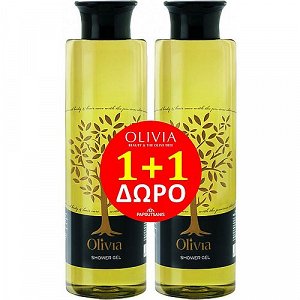 Papoutsanis Promo Olivia Shower Gel 300ml 1+1