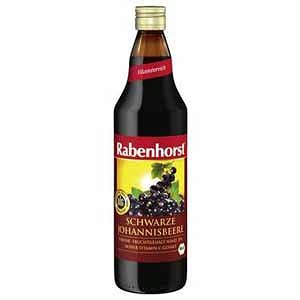 Rabenhorst Βιολογικός Χυμός μαύρο φραγκοστάφυλο 750ml