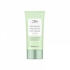 Thank You Farmer Sun Project Skin Relief Sun Cream Αντηλιακό Προσώπου SPF50+, 50ml