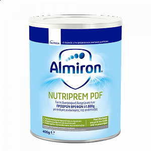 Nutricia Γάλα σε Σκόνη Almiron Nutriprem PDF για Πρόωρα 400gr