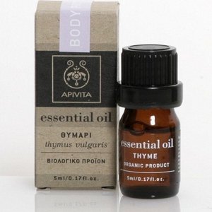 Apivita Essential Oil - Αιθέριο Έλαιο Θυμαριού, 5ml