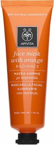 Apivita Face Mask Orange -Μάσκα Λάμψης  με Πορτοκάλι, 50ml