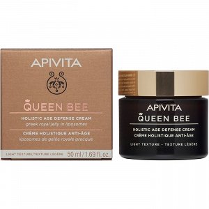 Apivita Queen Bee Light Texture - Κρέμα Ημέρας Ολιστικής Αντιγήρανσης Ελαφριάς Μορφής, 50ml