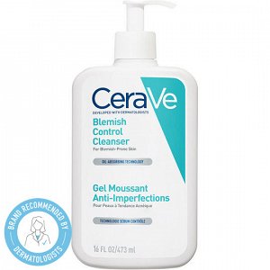 CeraVe Blemish Control Gel Καθαρισμού Προσώπου Κατά των ατελειών & Έλεγχο λιπαρότητας 473ml