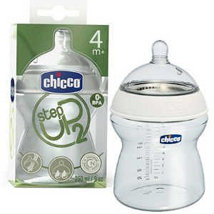 Chicco μπιμπερό step up 2 4m+ γρήγορη ροή 250ml