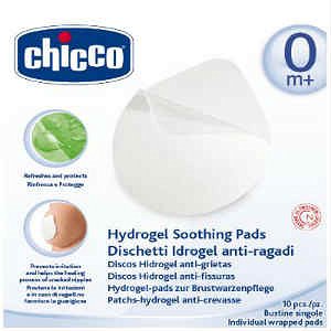 Chicco Hydrogel Soothing Pads 6Τμχ
