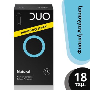 Duo Natural Economy Pack Προφυλακτικά 18Τμχ