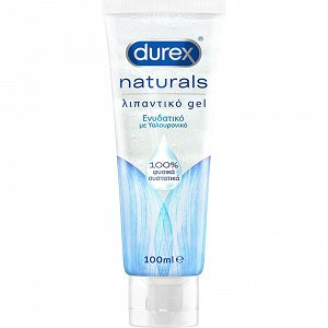 Durex Naturals Ενυδατικό Λιπαντικό Gel με Υαλουρονικό Οξύ 100ml.