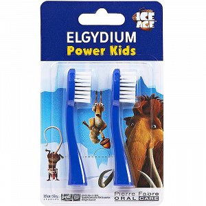 Elgydium Power Kids Ice Age Blue Ανταλλακτικά για Παδική Ηλεκτρική Οδοντόβουρτσα, 1Τμχ