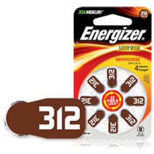 Energizer Μπαταρία Ακουστικών βαρηκοΐας "312", 8τμχ