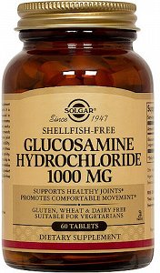 Solgar Glucosamine Hydrochloride Συμπλήρωμα για την Υγεία των Αρθρώσεων 1000mg 60 ταμπλέτες