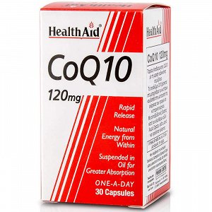 Health Aid Conergy COQ10 120mg - Συνένζυμο Q10 30Caps
