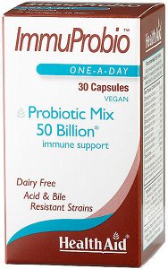 Health Aid Immuprobio - Προβιοτικά 50δις με Πρεβιοτικά (fos), 30Caps