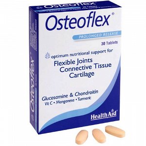 Health Aid Osteoflex - Διατροφική Υποστήριξη των Αρθρώσεων με Γλυκοζαμίνη & Χονδροιτίνη, Blister 30Tabs