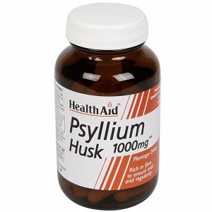 Health Aid Psyllium Husk 100mg - Ψύλλιο Σε Κάψουλες,  60Caps