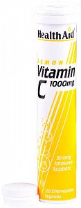 Health Aid Vitamin C 1000mg - Λεμόνι, 20eff.tabs