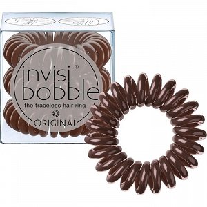 Invisibobble Original Pretzel Brown - Λαστιχάκι Μαλλιών, 3Τμχ