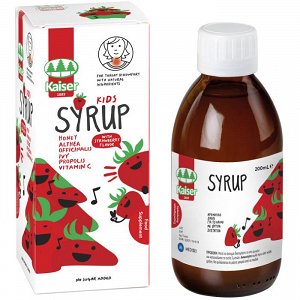 Kaiser Syrup Kids - Σιρόπι Γεύση Φράουλα, 200ml