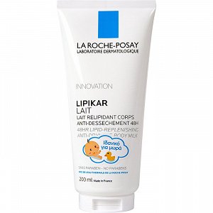 La Roche-Posay Lipikar 48HR Lipid-Replenishing Anti-Dryness Body Milk (Lait) 200ml