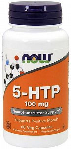 Now Foods 5-HTP 100mg 60 φυτικές κάψουλες