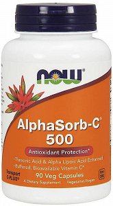 Now Foods AlphaSorb-C 500 500mg 180 φυτικές κάψουλες