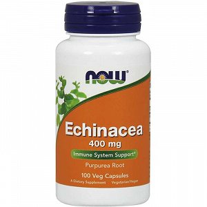 Now Echinacea 400 mg, 100Caps
