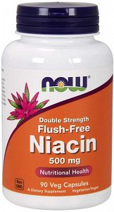 Now Flush-Free Niacin 500mg, 90V.caps