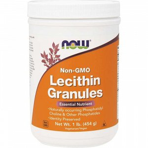 Now Lecithin Granules (Non-GMO), 454g