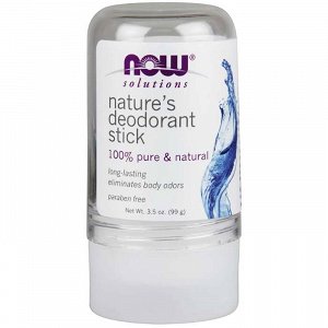 Now Nature's Deodorant Stick (Stone) 99g