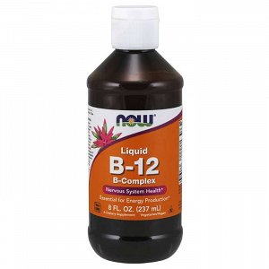 Now Vitamin B-12 Complex Liquid, 237ml