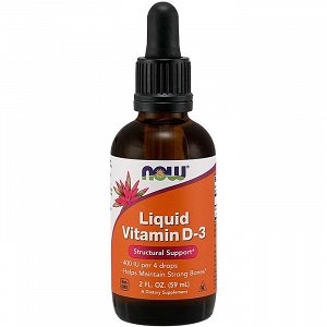 Now Vitamin D-3 Liquid, 59ml