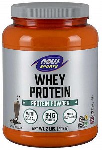 Now Whey Protein Dutch Chocolate Powder, 907g