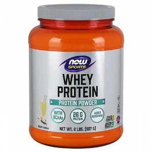 Now Whey Protein Natural Vanilla, 907g