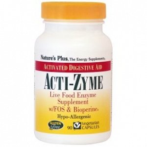 Nature''s Plus Acti-Zyme 90V.Caps