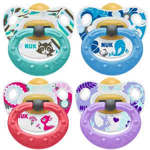 Nuk Πιπίλα Latex Happy Kids Μέγεθος 2 (6-18 Μηνών) 1τμχ