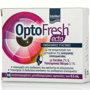 Intermed OptoFresh Ecto Οφθαλμικές Σταγόνες με Υαλουρονικό Οξύ 10x0.5ml