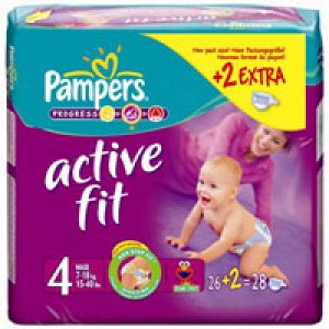 PAMPERS ACTIVE FIT MAXI 24 diapers