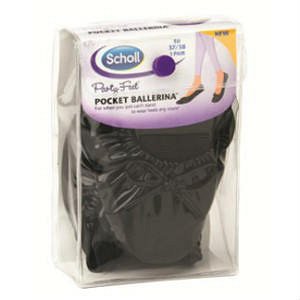 Scholl Pocket Ballerina Μαύρο