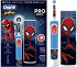 Oral-B Vitality Pro Παιδική Ηλεκτρική Οδοντόβουρτσα με Χρονόμετρο για 3+ Χρονών Spiderman με Θήκη Ταξιδίου