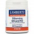 Lamberts Vitamin D3 1000iu & K2 90µg 60 κάψουλες