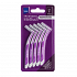 Intermed Ergonomic InterBrush Μεσοδόντια Βουρτσάκια Μωβ 1.1mm Μέγεθος 6, 5τμχ