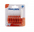 Inaden Interdental Brush 0.45mm (πορτοκαλί), 8τμχ