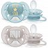 Avent Ultra Soft Scf223/01 Ορθοδοντική Πιπίλα Σιλικόνης 6-18m 2τμχ
