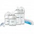 Philips Σετ Πλαστικά Μπιμπερό Natural Set Κατά των Κολικών με Θηλή Σιλικόνης 260ml για 0+ μηνών 6τμχ