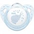 Nuk Rose & Blue Ορθοδοντική Πιπίλα - Θηλή Σιλικόνης, 0-6m Γαλάζια, 1 Τμχ